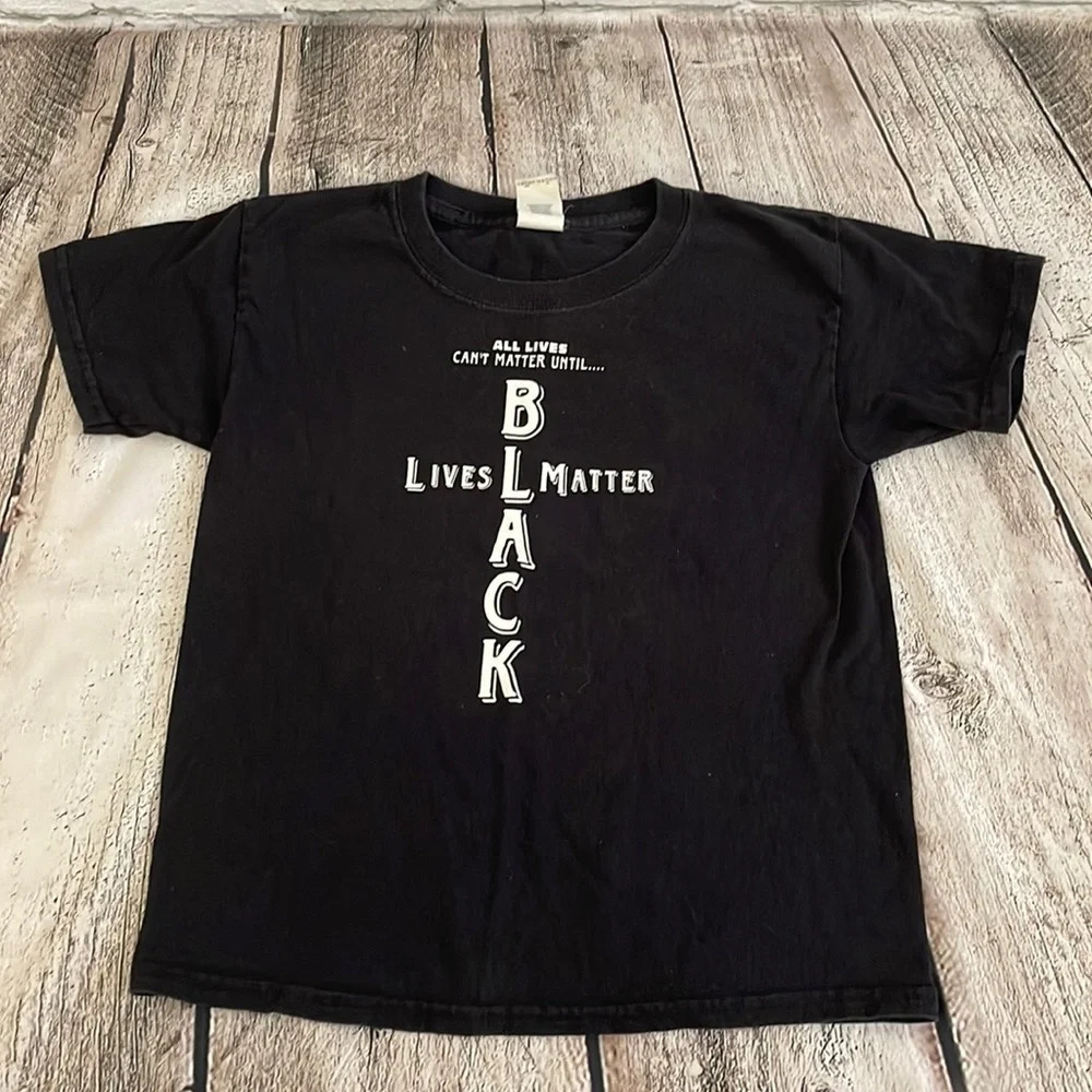 Kid’s Black Lives Matter short sleeve t-shirt XS - Picture 1 of 3